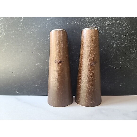 Mid Century Modern Salt And Pepper Shakers Vintage - Picture 3 of 10